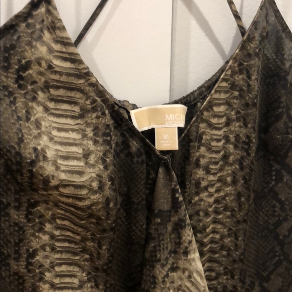 Snake Skin Print Michael Kors Top View 3